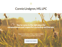 Tablet Screenshot of connielindgren.com